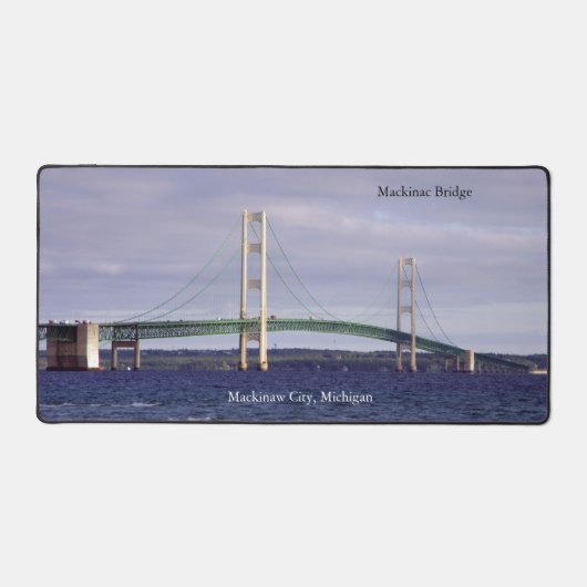 Mackinac Bridge Schreibtischmatte (Vorderseite)