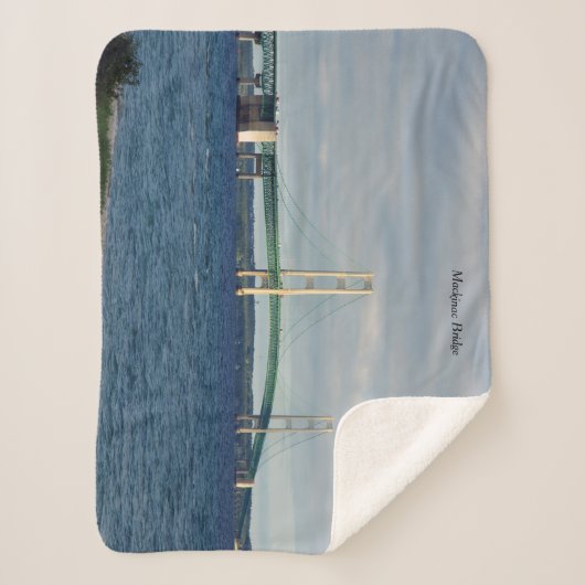 Mackinac Bridge Sherpa-Decke Sherpadecke (Vorderseite)