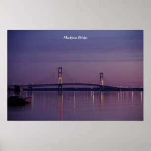 Mackinac Bridge-Sonnenaufgangspopster Poster