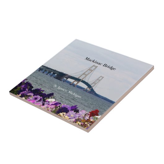Mackinac Bridge St. Ignace Federfliese Fliese (Seite)