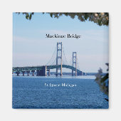 Mackinac Bridge St. Ignace magnet (Vorne)
