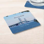 Mackinac Bridge St. Ignace Paper Untersetzer (angewinkelt)