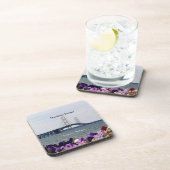 Mackinac Bridge St Ignace Spring6 Kunststoff-Unter Getränkeuntersetzer (Rechte Seite)