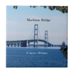 Mackinac Bridge St. Ignace tile Fliese