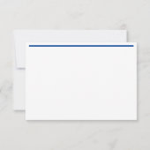 Mackinac Bridge Starry Night Note Card Dankeskarte (Rückseite)