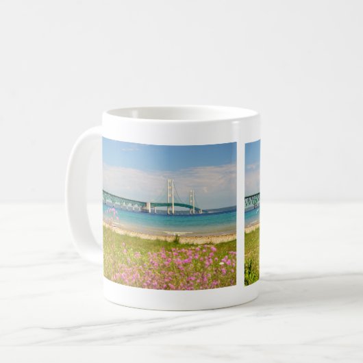 Mackinac Bridge "The Big Mac" Kaffeetasse (Vorderseite Links)
