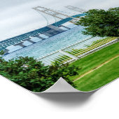 Mackinac Bridge und Lighthouse Poster (Ecke)