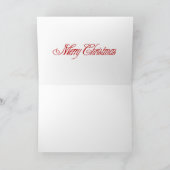 Mackinac Bridge Weihnachtskarte Vintager LKW Feiertagskarte (Innenseite)