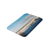 Mackinac Bridge Winter bathmat Badematte (Schrägansicht)