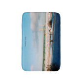 Mackinac Bridge Winter bathmat Badematte (Vorderseite Vertikal)