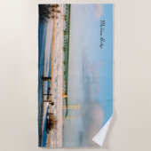 Mackinac Bridge Winterhandtuch Strandtuch (Vorderseite)