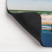Mackinac Bridge Wintermousepad Mousepad (Ecke)