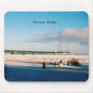 Mackinac Bridge Wintermousepad Mousepad