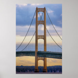 Mackinac Brücke #1083 Poster