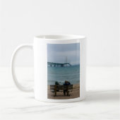 Mackinac-Brücke ansehen Kaffeetasse (Links)
