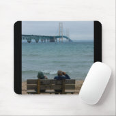 Mackinac-Brücke ansehen Mousepad (Mit Mouse)