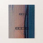 Mackinac-Brücke bei der Dämmerung Puzzle (Vertikal)