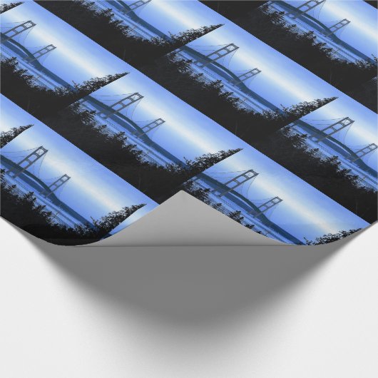 Mackinac Brücke Geschenkpapier (Ecke)
