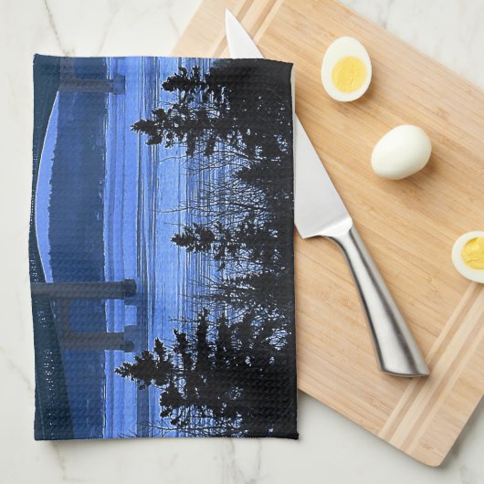 Mackinac Brücke Handtuch (Viertel Falte)