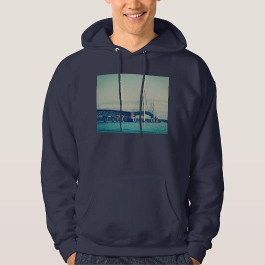 Mackinac-Brücke Hoodie (Vorderseite)