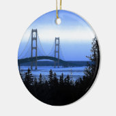 Mackinac Brücke Keramikornament (Links)
