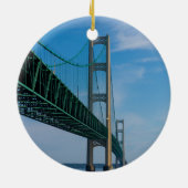 Mackinac-Brücke Keramikornament (Hinten)