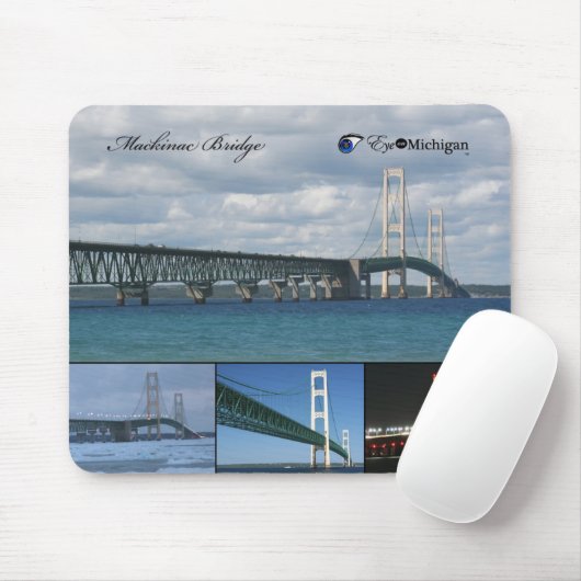 Mackinac Brücke - Michigan Mousepad (Mit Mouse)