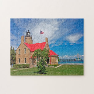 Mackinac-Brücke Michigan. Puzzle