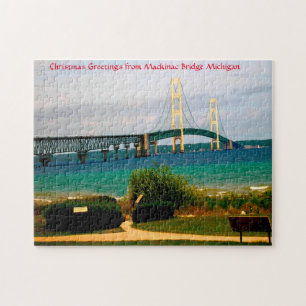 Mackinac-Brücke Michigan. Puzzle