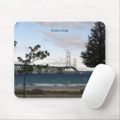Mackinac-Brücke mit Baummousepad Mousepad (Mit Mouse)