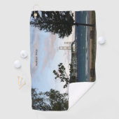 Mackinac-Brücke mit einem Handtuch aus Bäumen (Insitu)