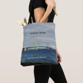 Mackinac-Brücke über den Totensack Tasche (Von Nahem)