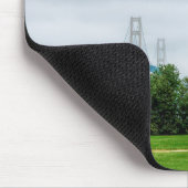 Mackinac-Brücke und Leuchtturm Mousepad (Ecke)