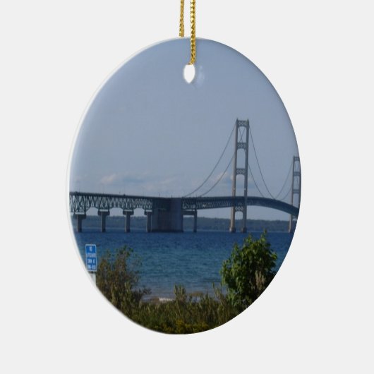 Mackinac Brücken-Verzierung Keramikornament (Rechts)
