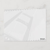 Mackinac Brückenpostkarte Postkarte (Rückseite)