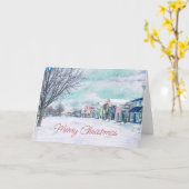 Mackinac CIty Christmas Grußkarte Karte (Gelbe Blume)