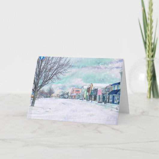 Mackinac CIty Grußkarte Karte (Vorderseite)