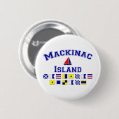 Mackinac Insel Button (Vorne & Hinten)