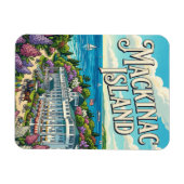 Mackinac-Insel Magnet (Horizontal)
