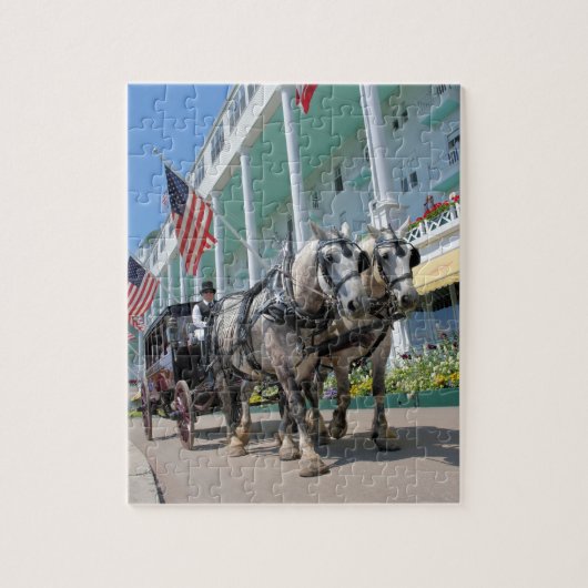 Mackinac Insel-Wagen-Fahrt - 8x10 - PC 110 Puzzle (Vertikal)