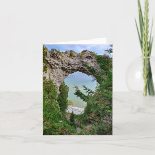 Mackinac Island Arch Rock Karte