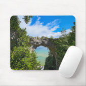 Mackinac Island Arch Rock Mousepad (Mit Mouse)