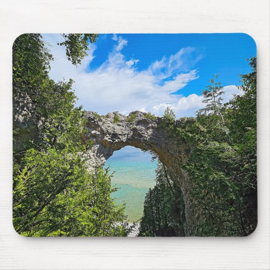 Mackinac Island Arch Rock Mousepad (Vorne)