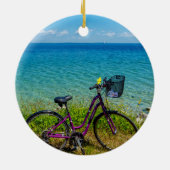 Mackinac Island Bike Circle Ornament (Hinten)