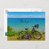 Mackinac Island Bike Danke Postcard Postkarte (Vorne/Hinten)