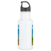 Mackinac Island Bike Edelstahlflasche (Rückseite)