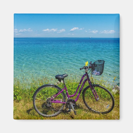Mackinac Island Bike Magnet (Vorne)