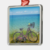 Mackinac Island Bike Ornament Aus Metall (Links)