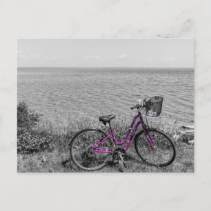Mackinac Island Bike Selektive Farbe Postkarte