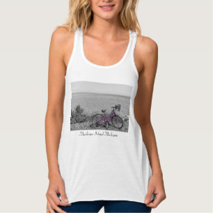 Mackinac Island Bike Selektive Farbe Tank Top